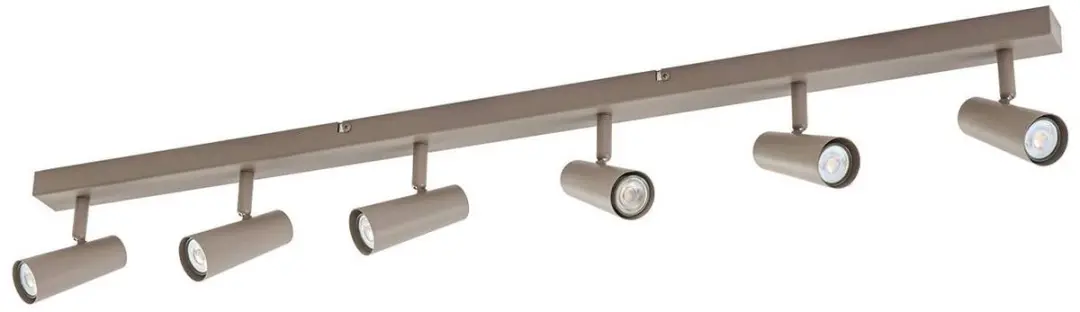 Lindby Buitenspot 6x GU10 Metaal - 10W - Koffiebruin