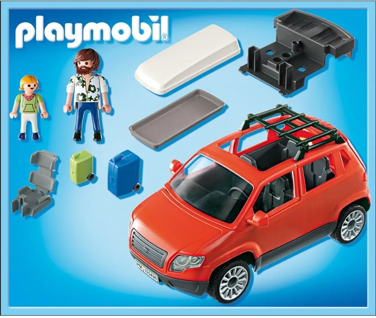 Playmobil Gezinswagen met Dakkoffer 5436 - Multicolor