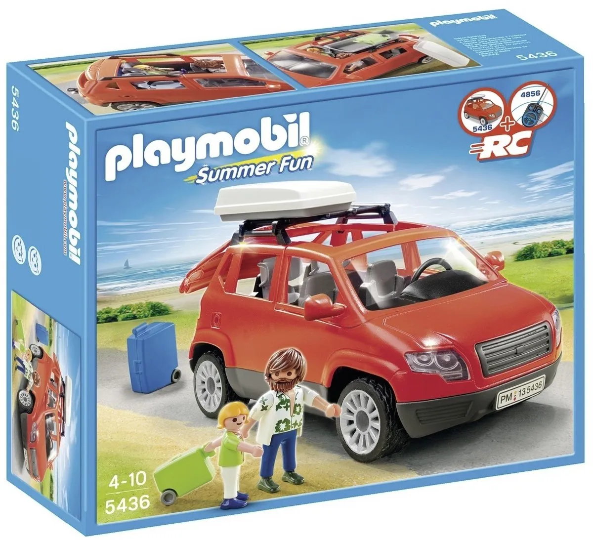 Playmobil Gezinswagen met Dakkoffer 5436 - Multicolor