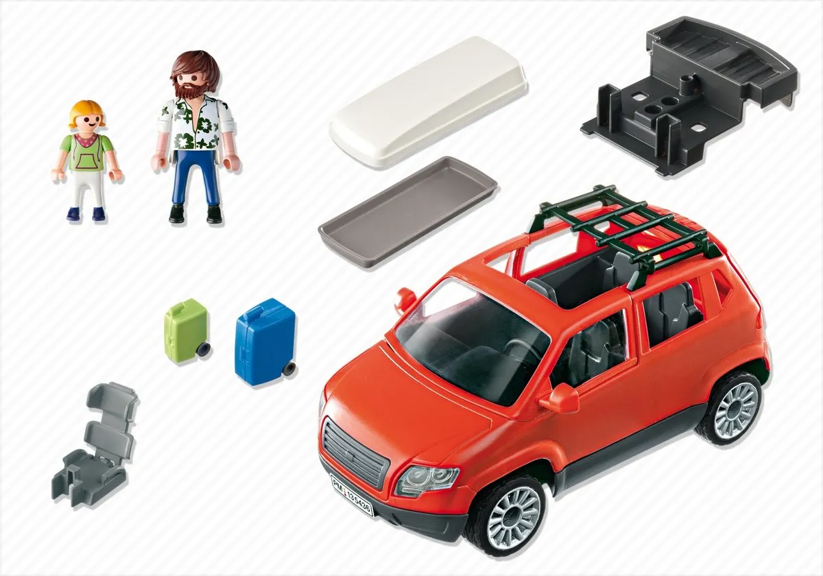 Playmobil Gezinswagen met Dakkoffer 5436 - Multicolor