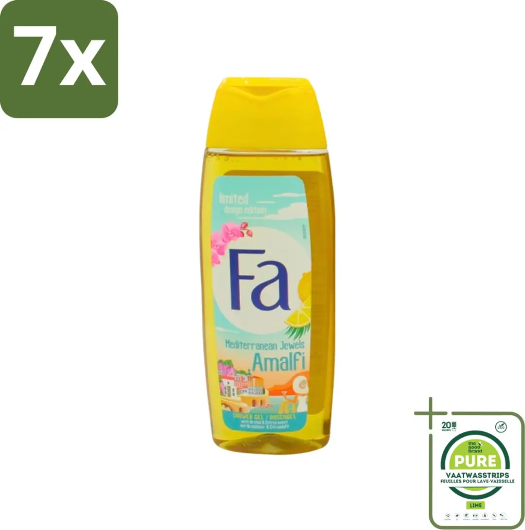 Fa Douchegel Mediterranean Jewels Amalfi Orchidee & Citrus 1750ml