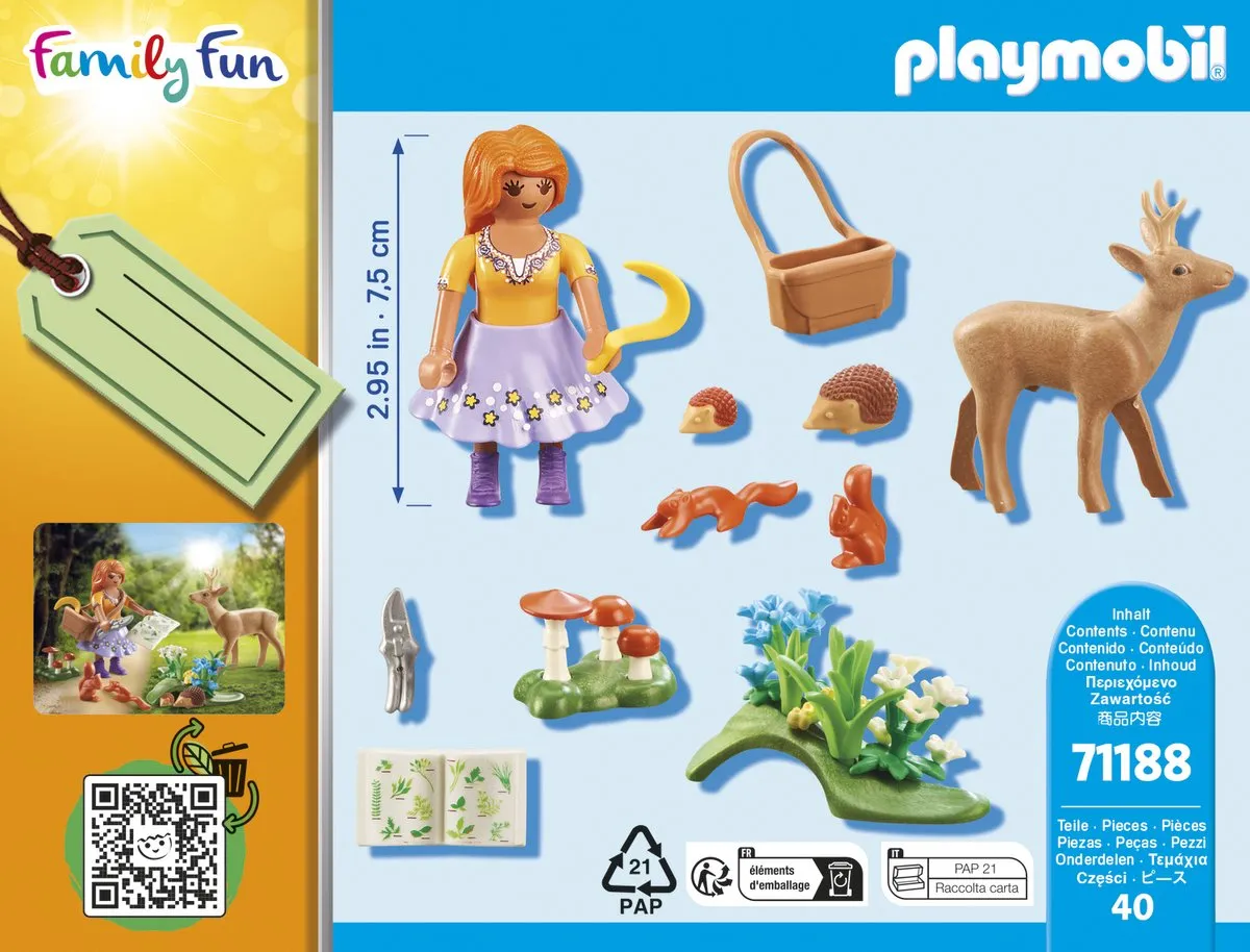 Playmobil Family Fun Kruidendokter met hert 71188 - Multicolor - afbeelding 6 van 6