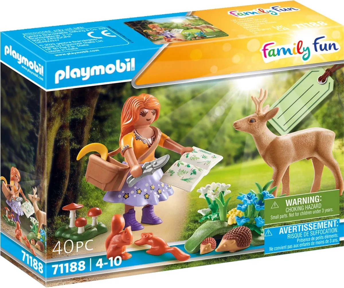 Playmobil Family Fun Kruidendokter met hert 71188 - Multicolor