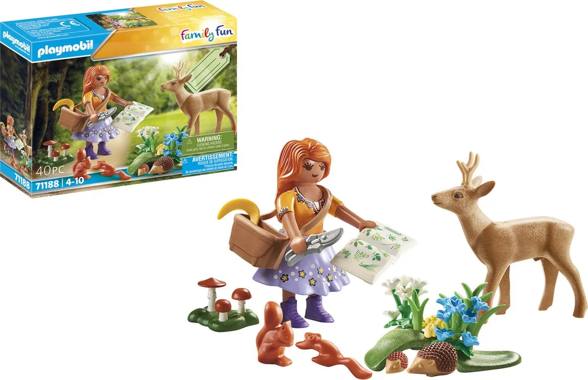 Playmobil Family Fun Kruidendokter met hert 71188 - Multicolor