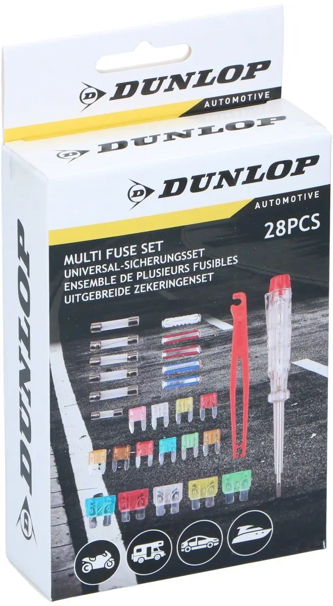 Dunlop Multi Fuse Set 28 Stuks - Transparant