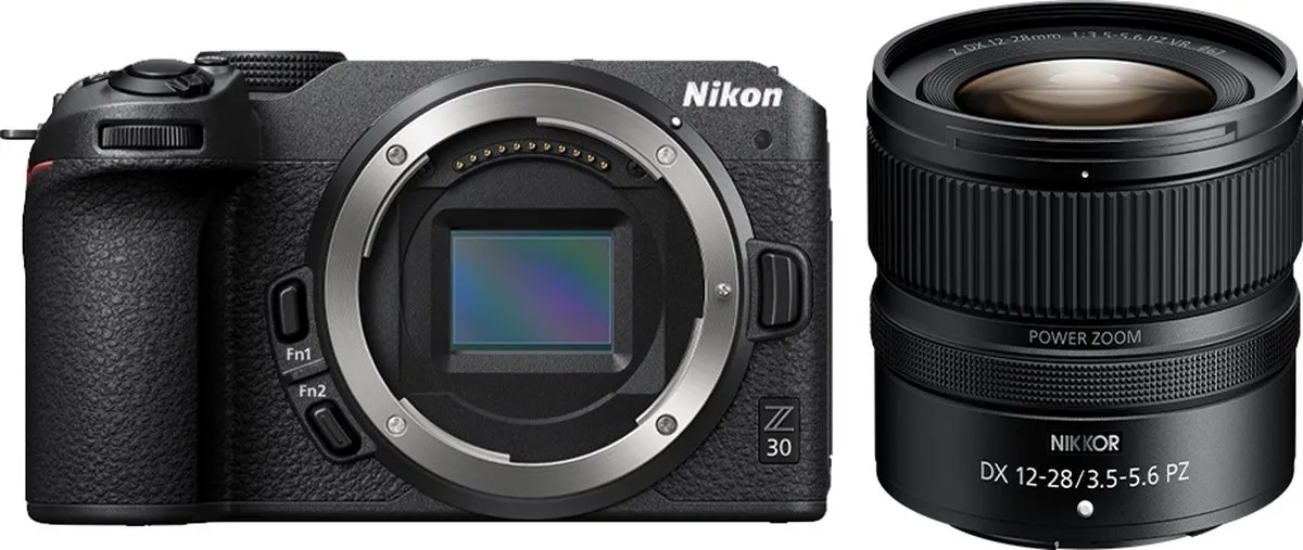 NIKON Z30 - Compact Systeemcamera - vlog camera + NIKKOR Z 12-28mm lens