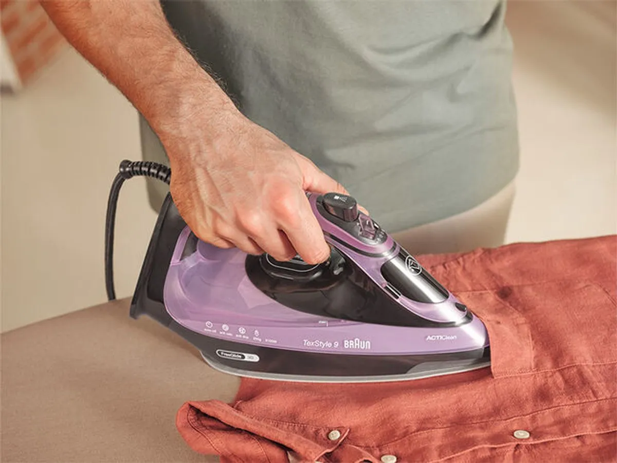 Braun TexStyle 9 SI 9661 Stoomstrijkijzer - 3200W - Violet