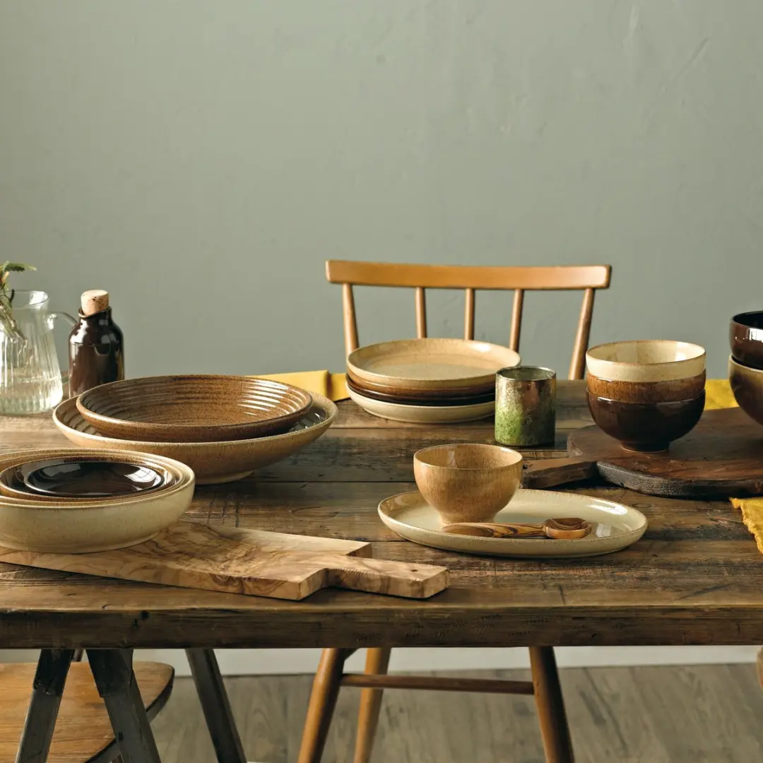 Denby Studio Craft Coupe Dinerbord Set - 4 Stuks ø 26cm