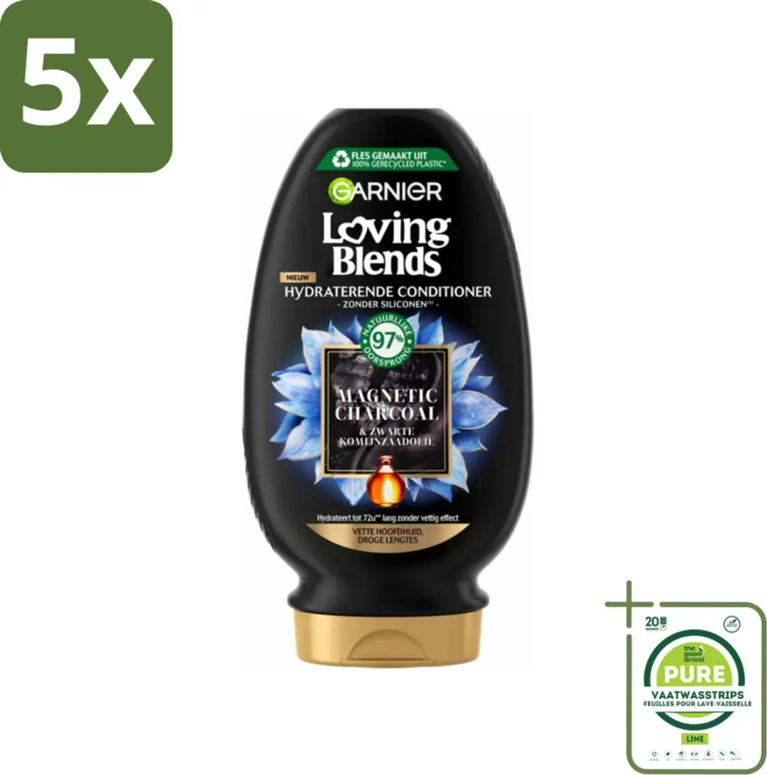 Garnier Loving Blends Magnetic Charcoal Conditioner 250ml