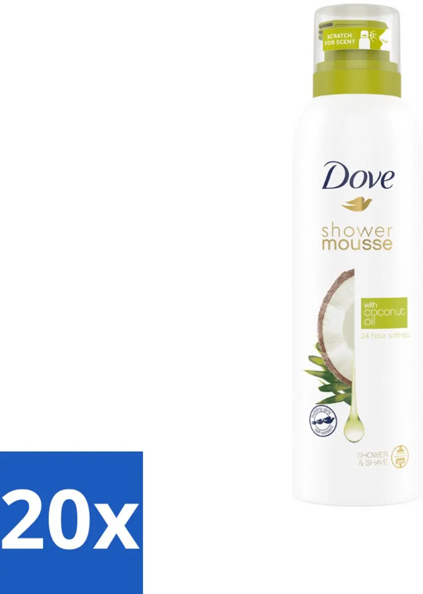 Dove Shower Foam Coconut Oil 200 ml
