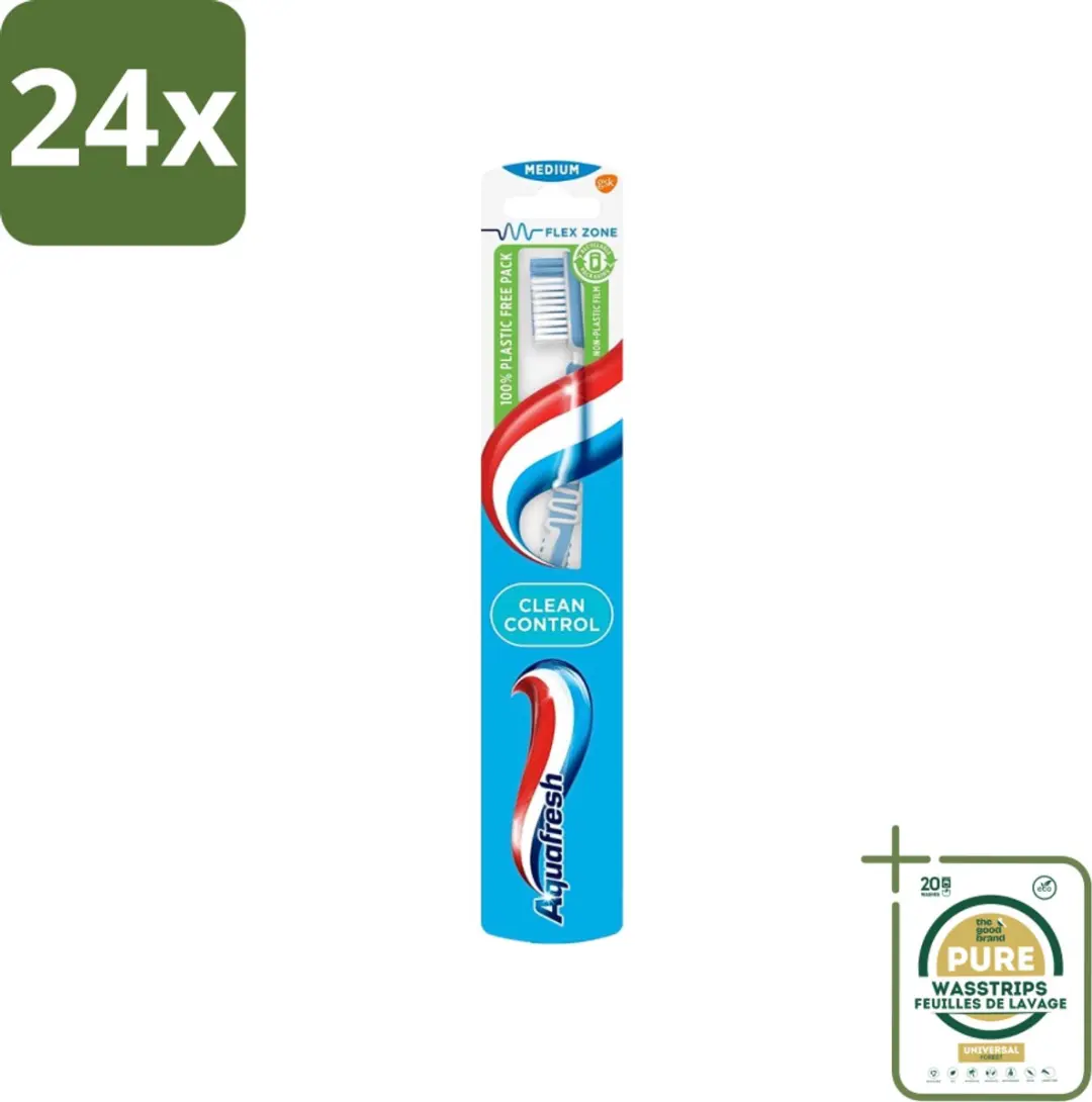 Aquafresh Clean Control Medium Tandenborstels