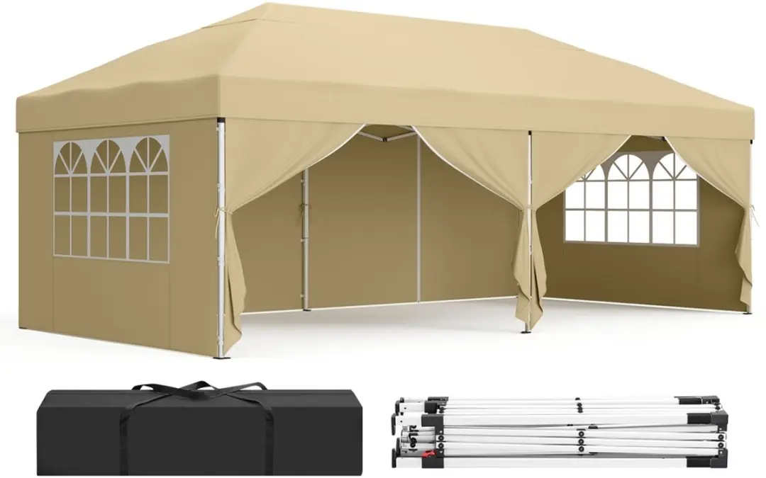 Songmics Opklapbaar Paviljoen 3x6m