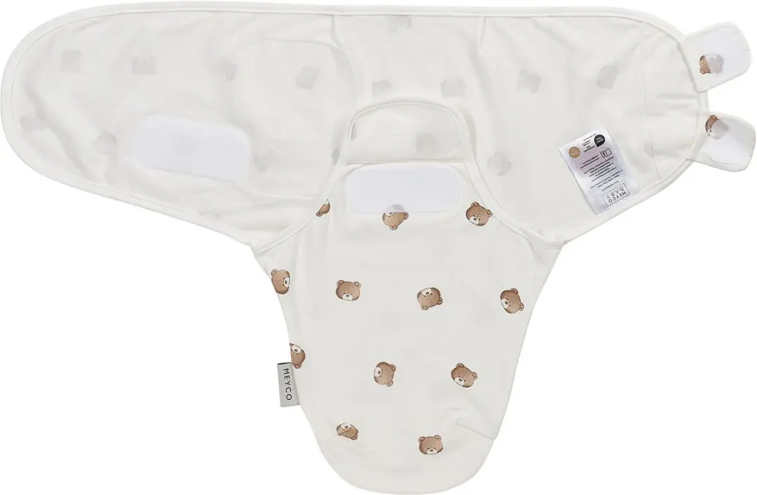 Meyco Baby Bear SwaddleMeyco Inbakerdoek - Multicolor - 0-3 maanden - afbeelding 6 van 6