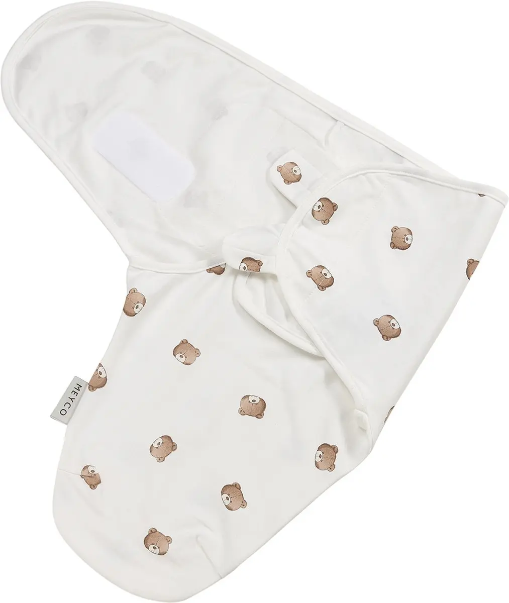 Meyco Baby Bear SwaddleMeyco Inbakerdoek - Multicolor - 0-3 maanden - afbeelding 2 van 6