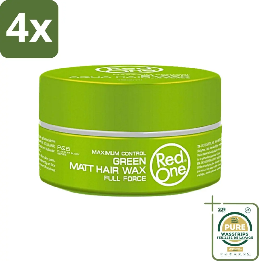 Red One Haarwax Groen - 600ml (4x150ml)
