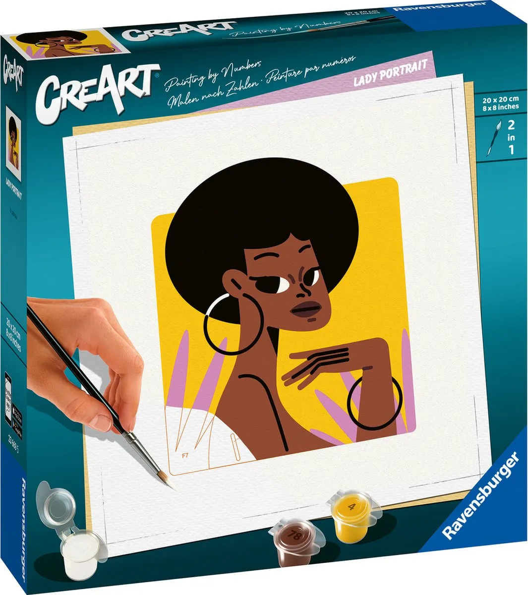 Ravensburger Lady Portrait Schilderen op Nummer