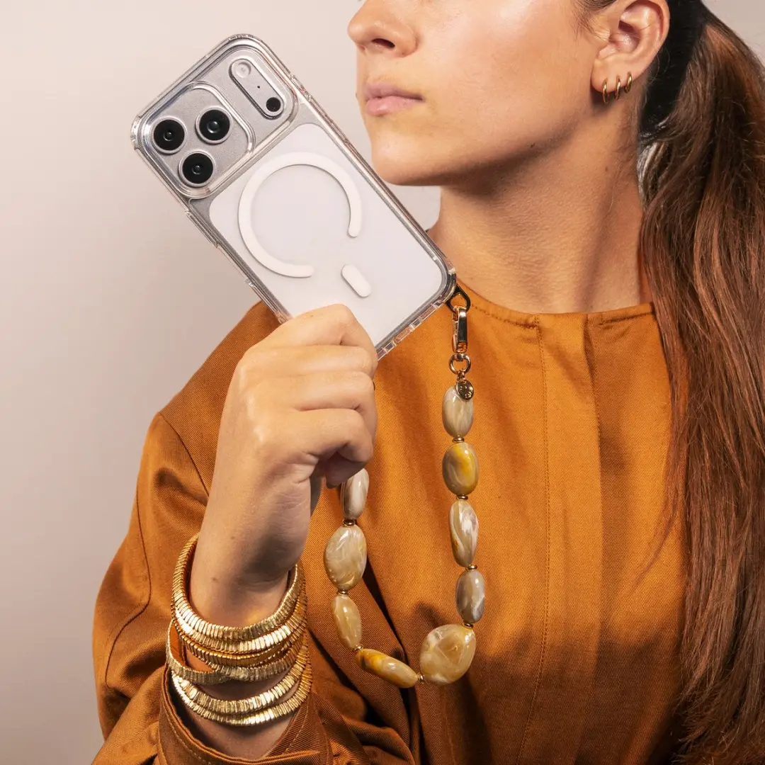 Selencia Hoesje iPhone 16 Rivièra Transparant - MagSafe