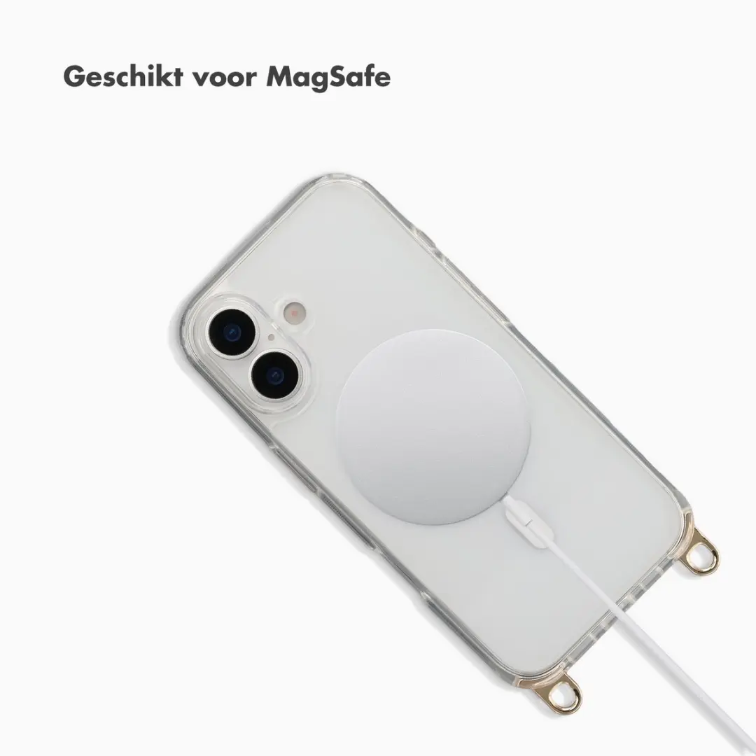 Selencia Hoesje iPhone 16 Rivièra Transparant - MagSafe