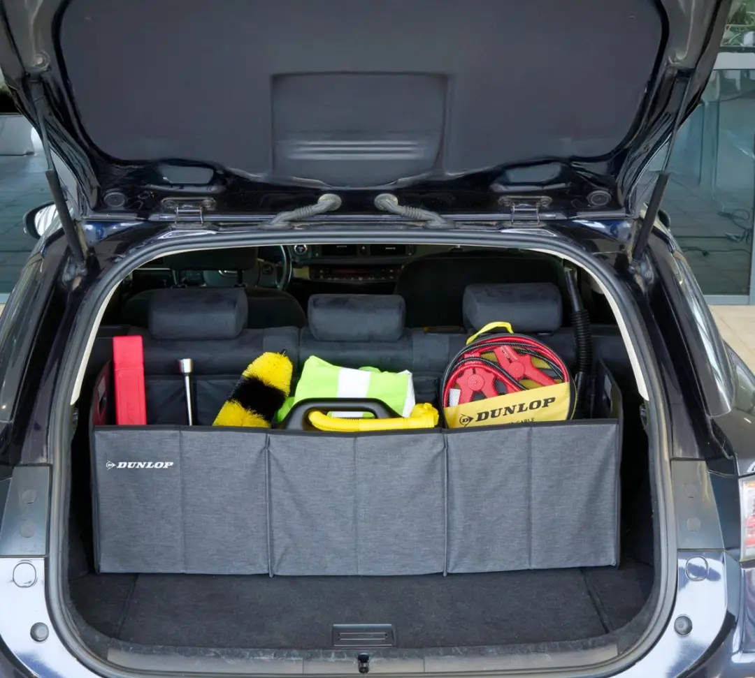 Dunlop Kofferbak Organizer 96x34x34cm - Grijs