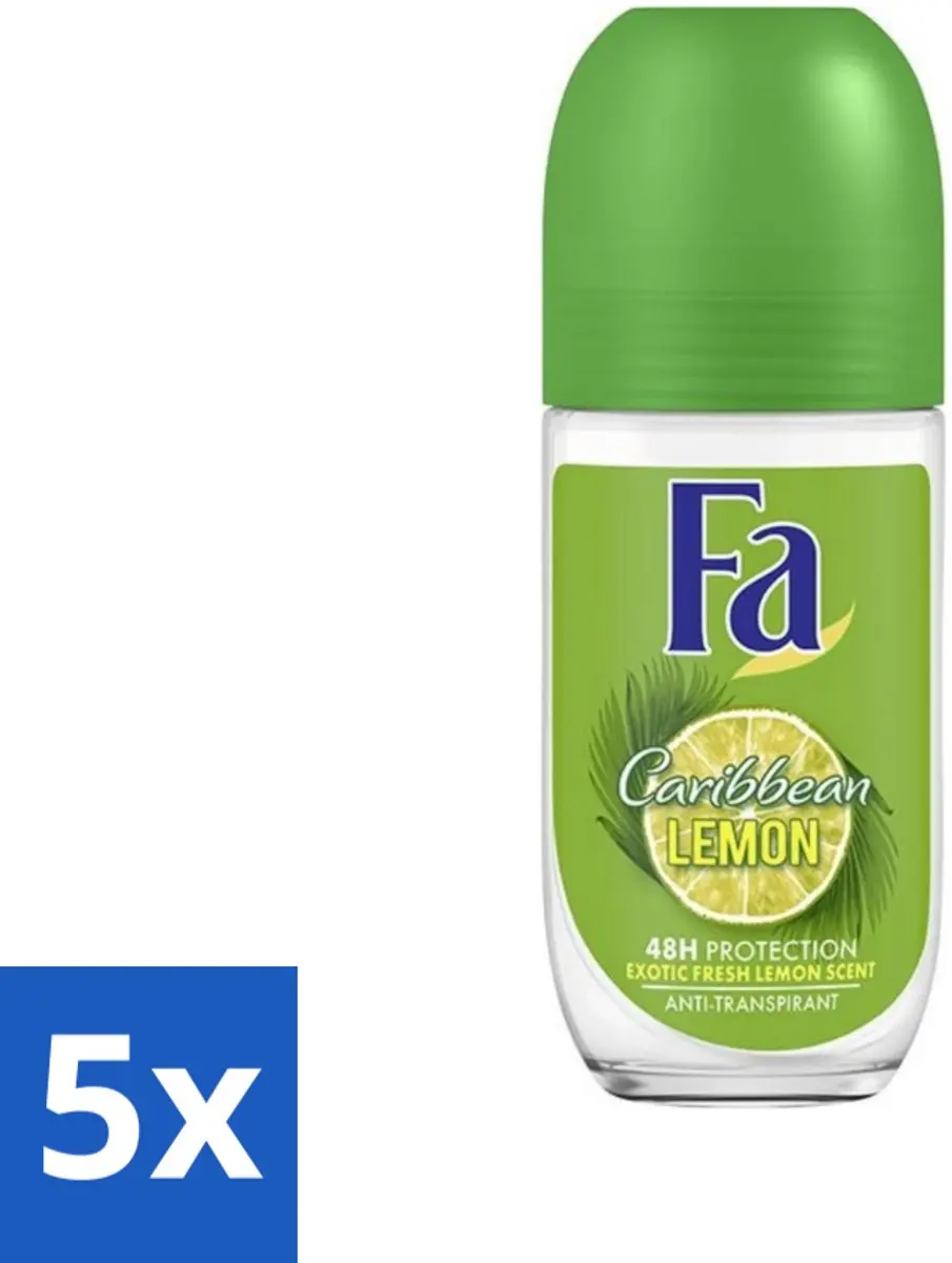 Fa Deodorant Roller Caribbean Lemon 50ml