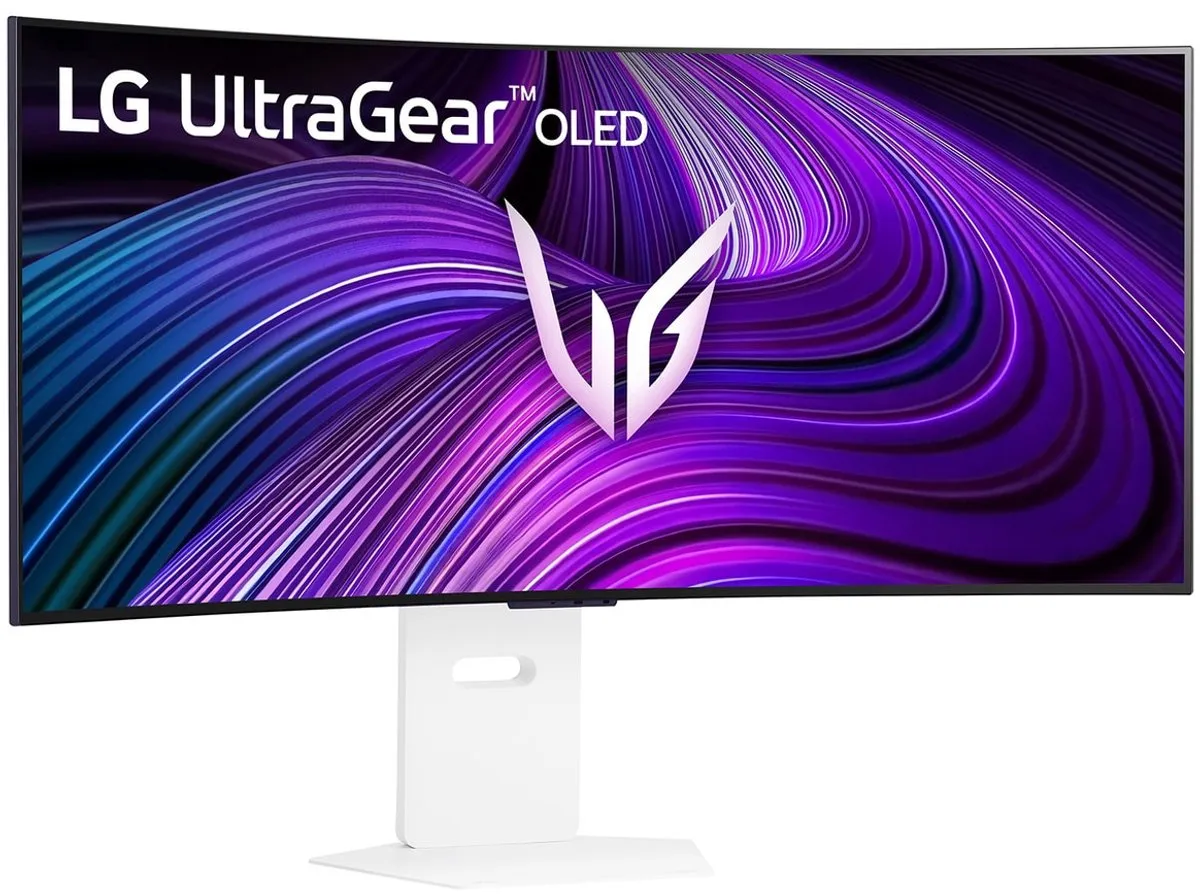 LG UltraGear OLED 39GX90SA-W Curved Ultrawide Monitor 39