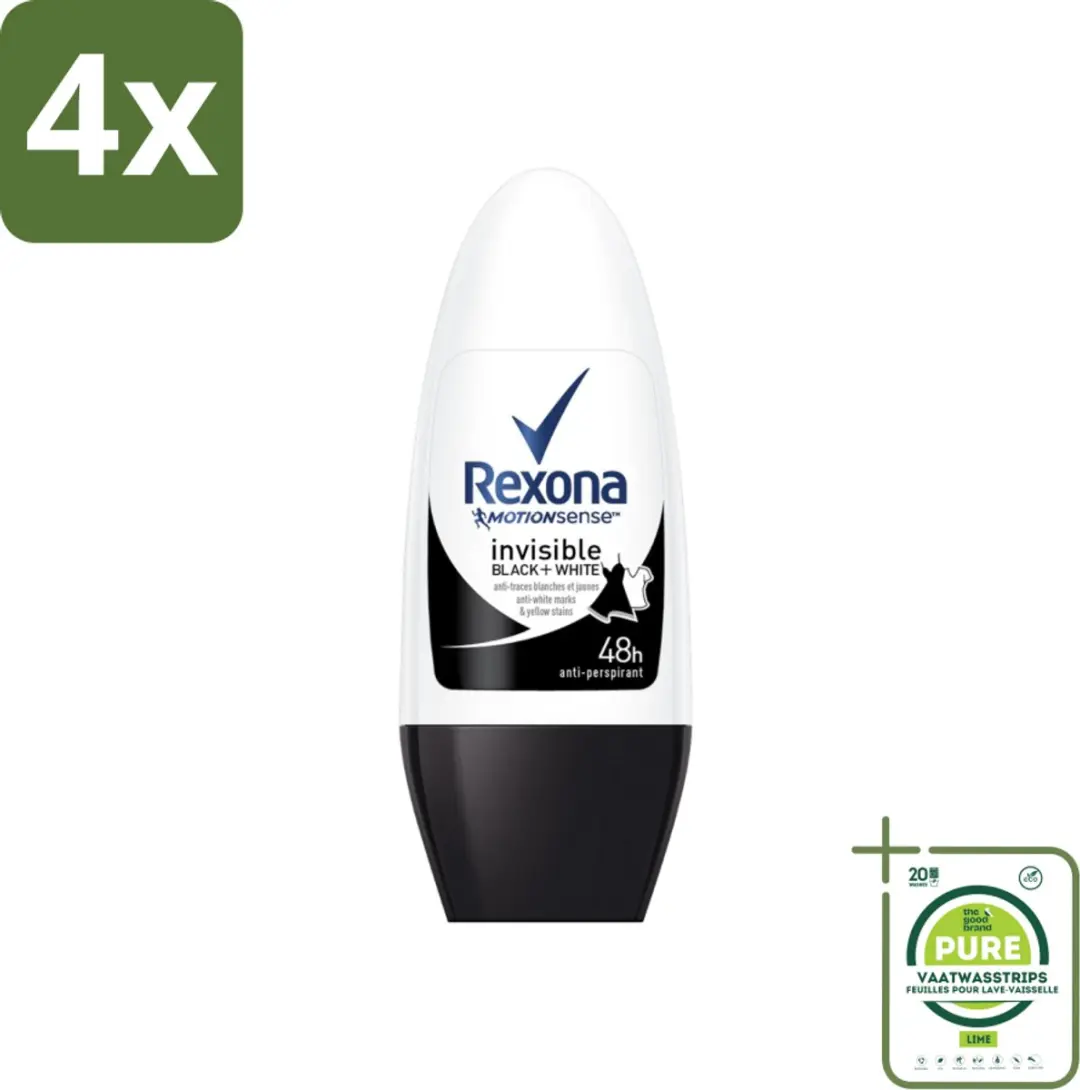 Rexona Invisible Black & White Anti-transpirant Roller 200ml