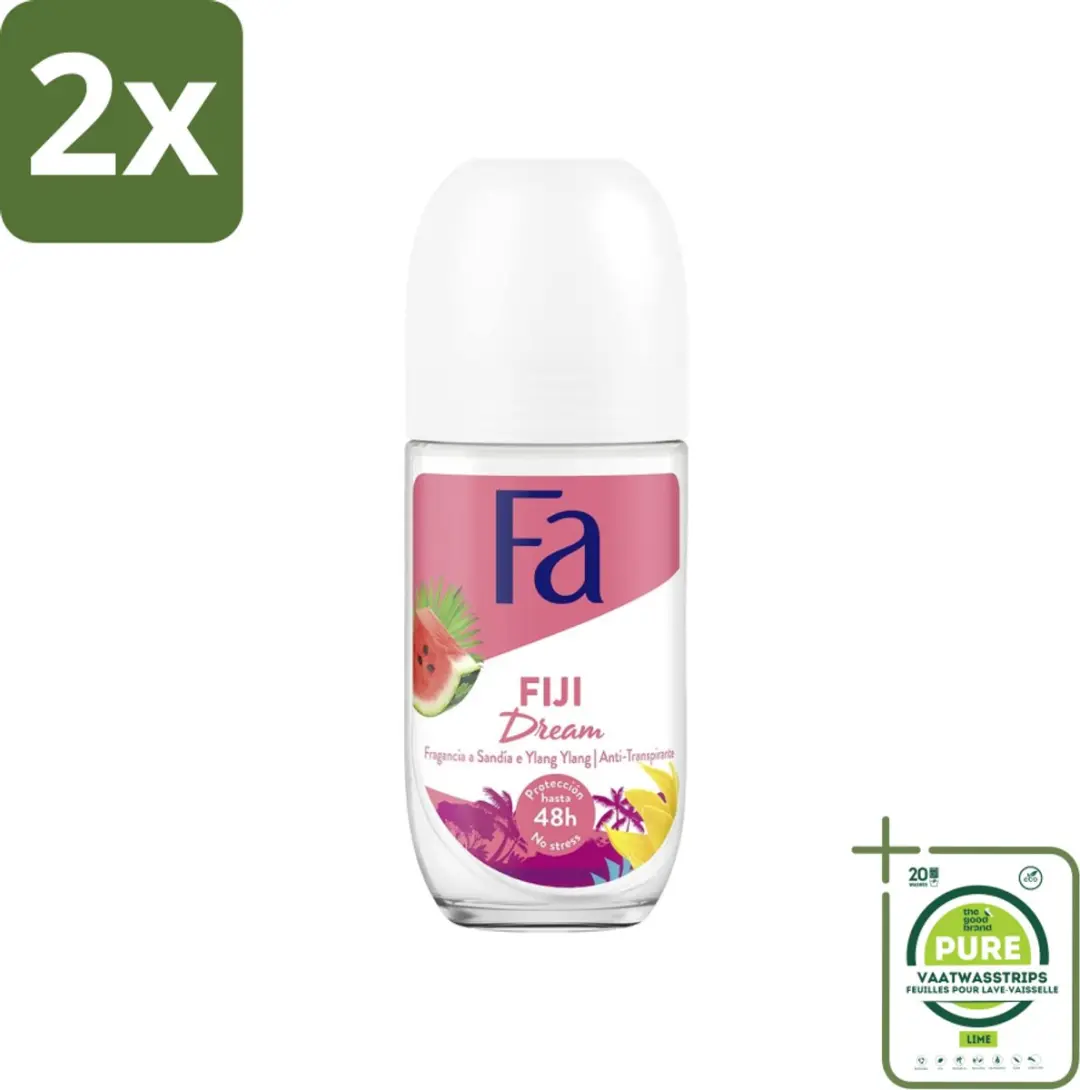 Fa Deodorant Roller Fiji Dream Watermeloen & Ylang Ylang 100ml