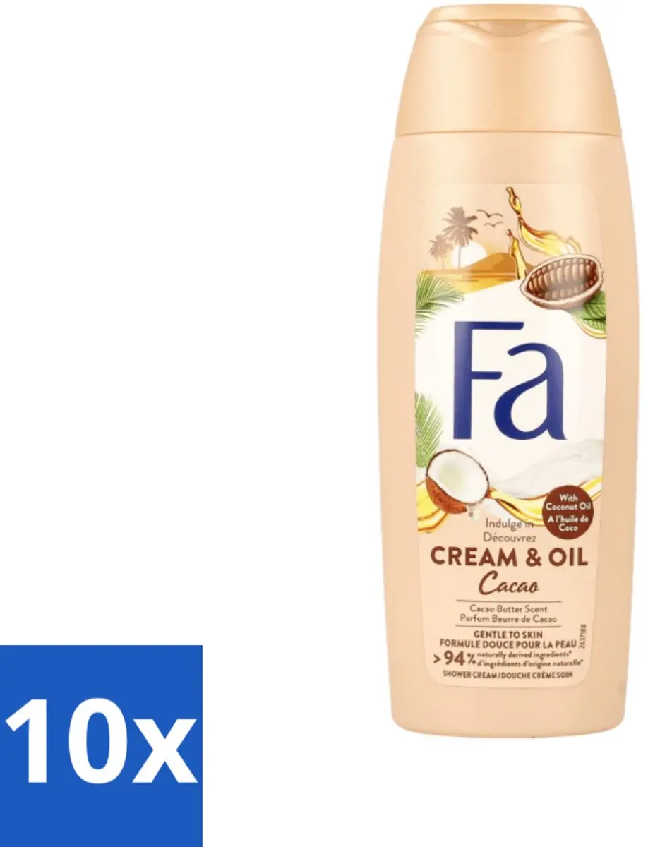 Fa Douchecrème Room & Olie Kokosnuss Kakaoboter 250ml