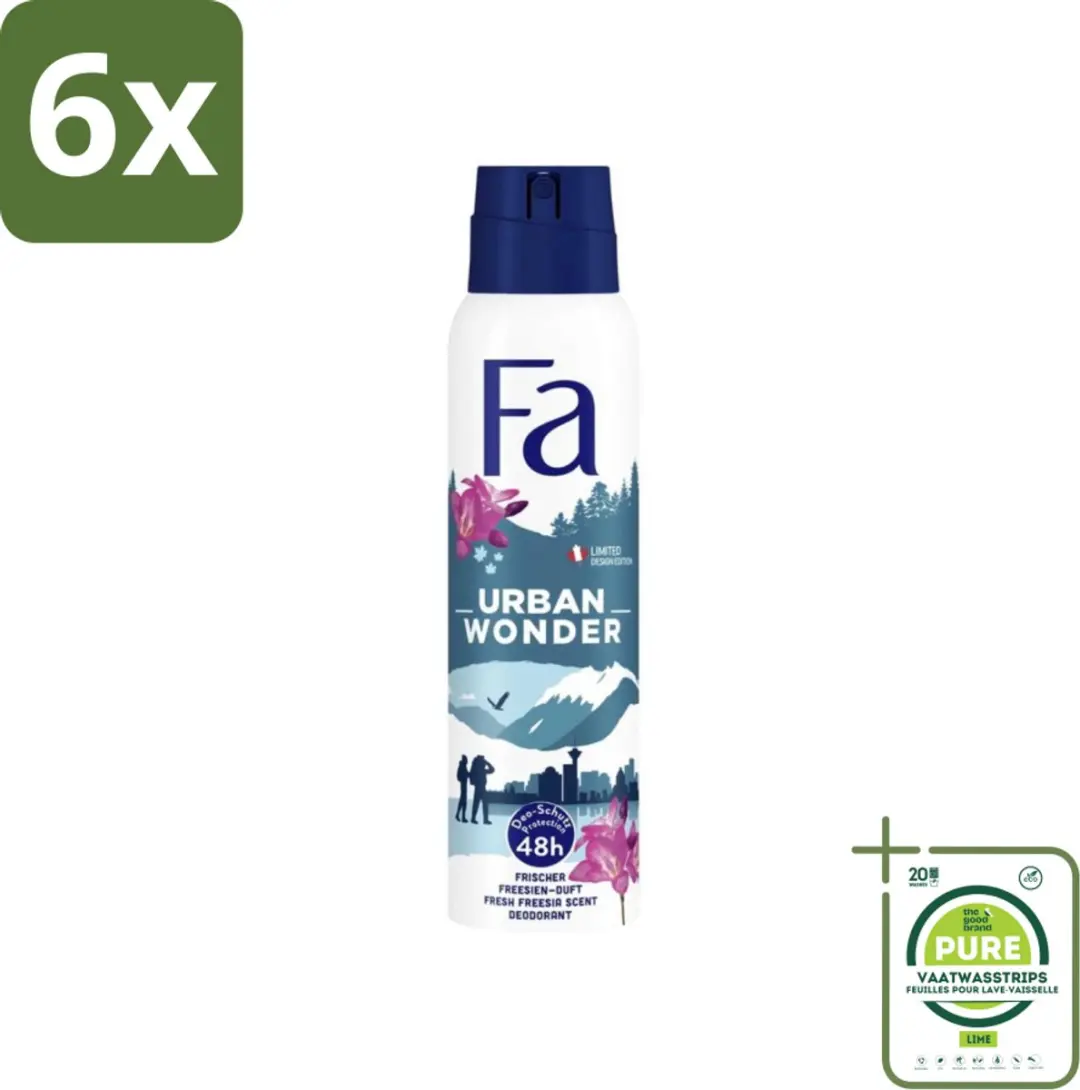 Fa Urban Wonder Deodorant Spray Aardbei