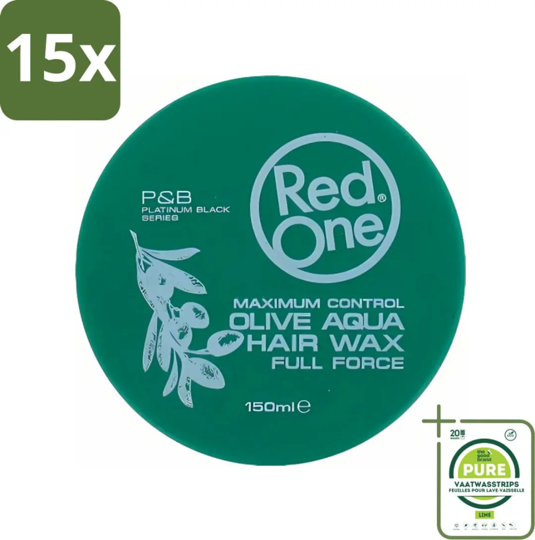 Red One Cobra Aqua Haarwax 150ml - 20 Stuks