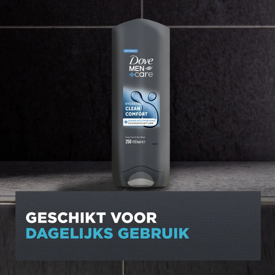 Dove Men+ Care Douchegel Clean Comfort 500ml - 2 Stuks