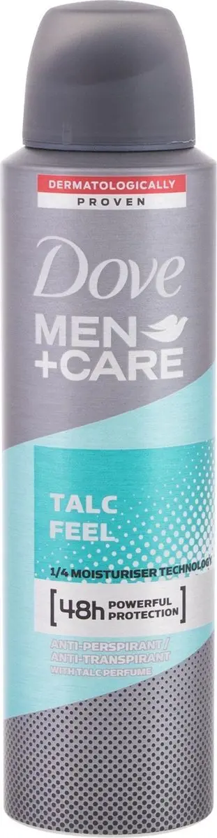 Dove Men+Care Talc Feel Deodorant 150ml - 15 Stuks