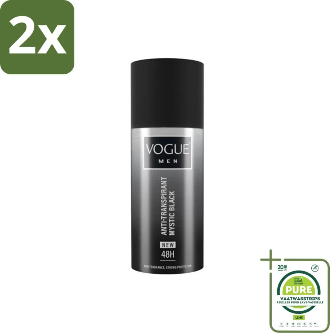 Vogue Men Mystic Black Deodorant Spray 300ml