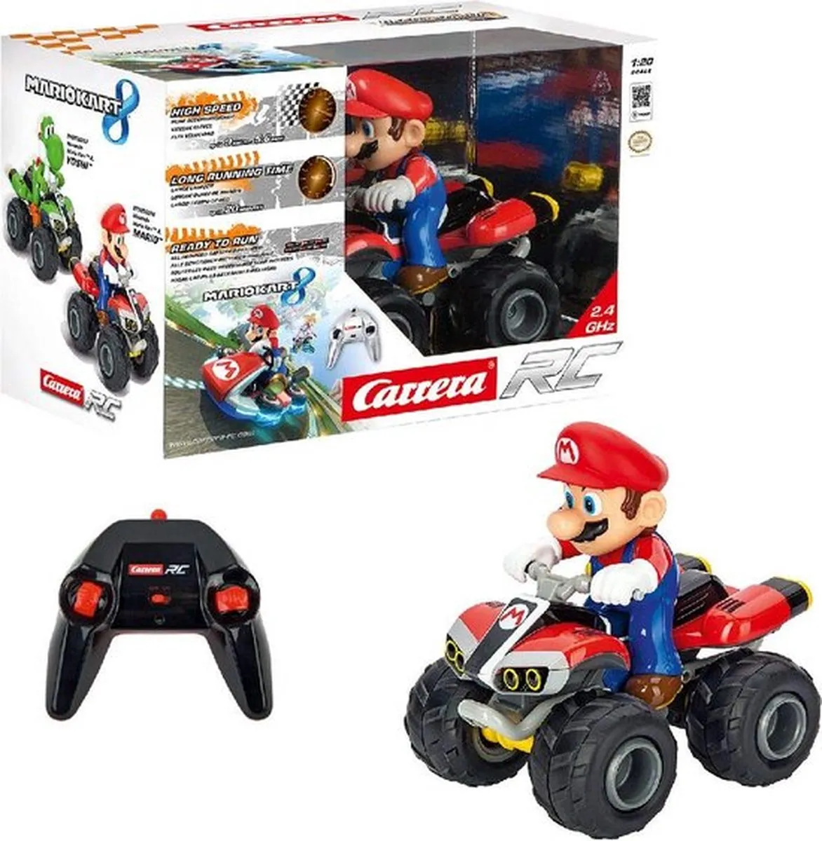 Carrera RC Mario Kart Quad 2,4GHz 9 km/u 1:20 CAR370200996X
