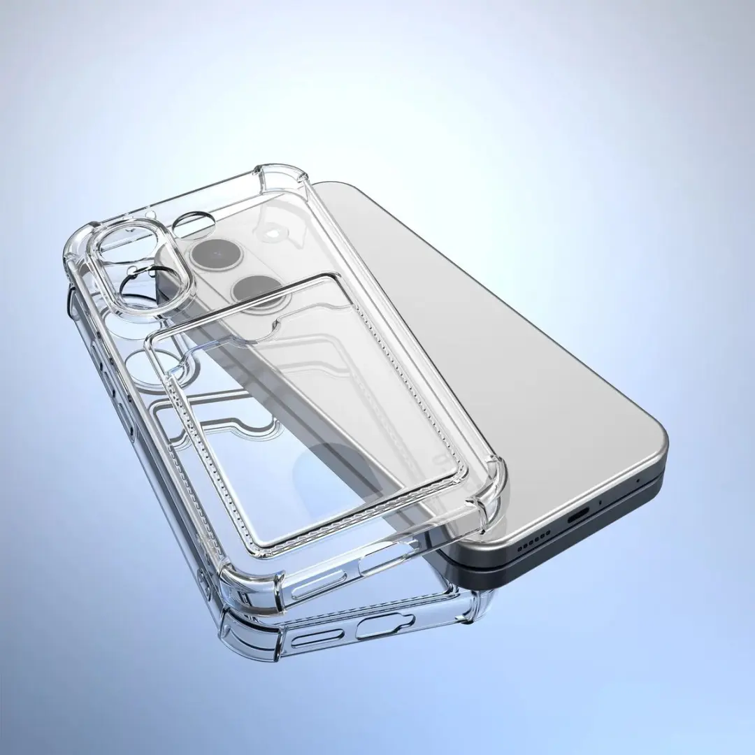 Selected Transparant Hoesje Xiaomi Poco X8 Pro - 1 Pasjeshouder
