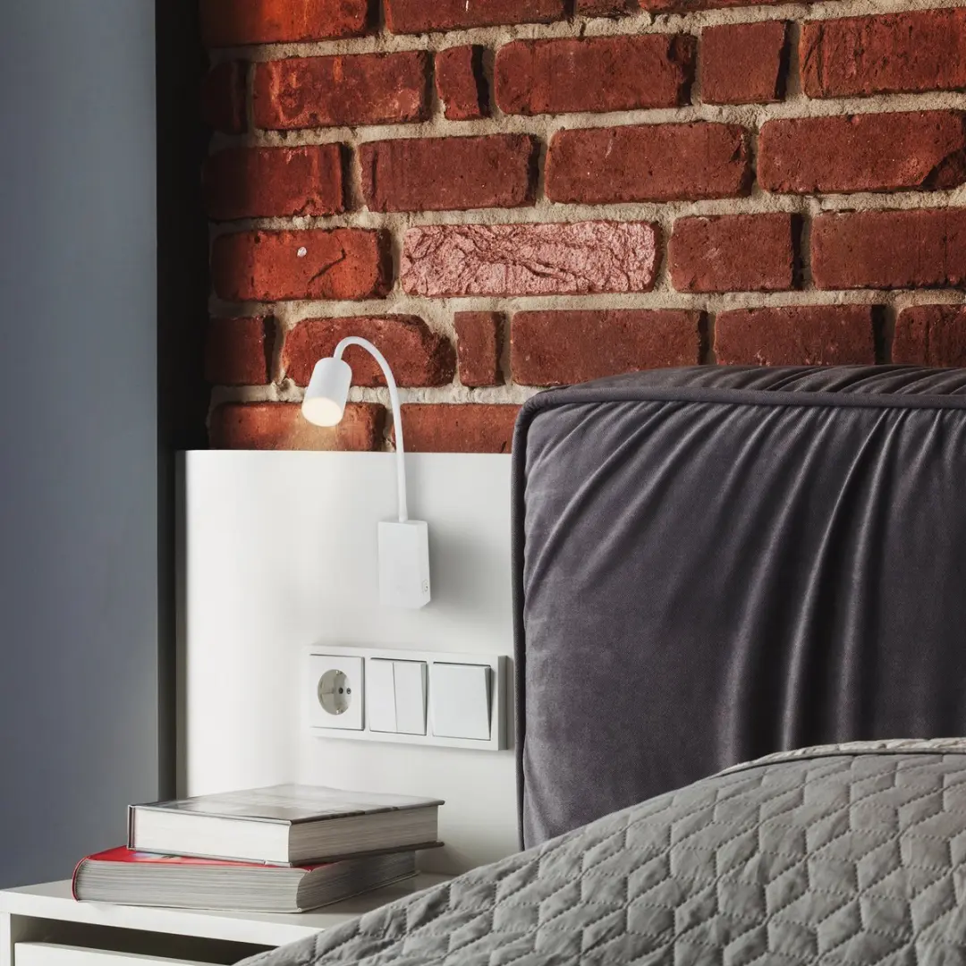 Briloner Smooth Wandlamp Oplaadbaar - 36 uur - USB-C - Wit
