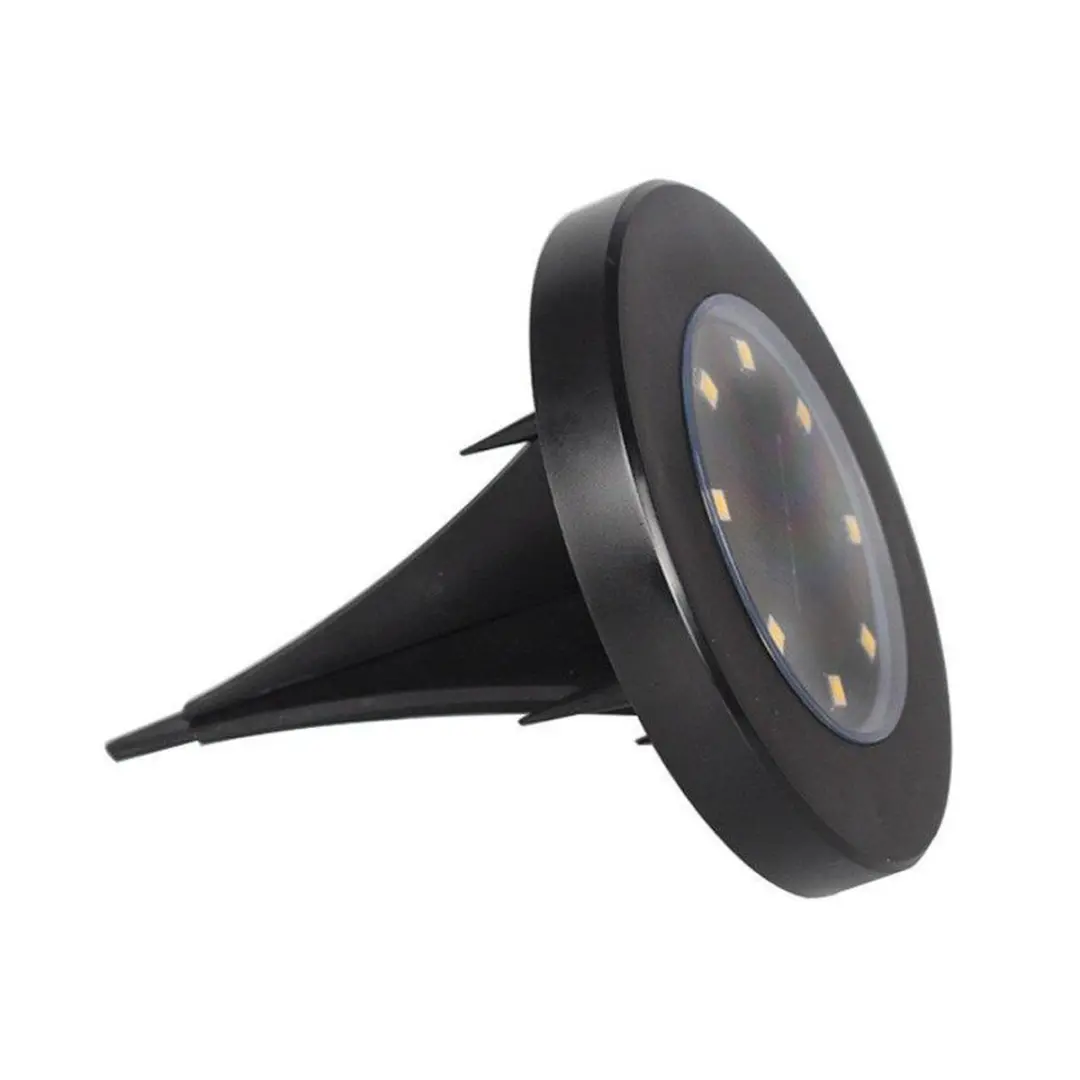Grundig Solar Grondspot 8 LED - 8x8W - Ø8cm - Zwart