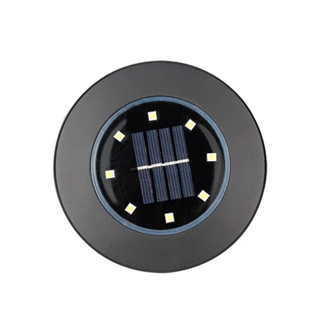 Grundig Solar Grondspot 8 LED - 8x8W - Ø8cm - Zwart