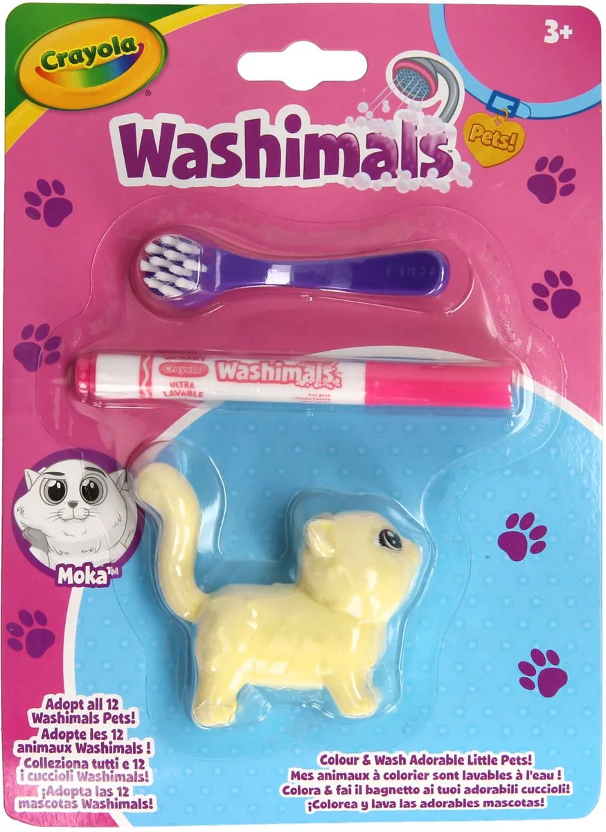 Crayola Washimals Huisdier Speelset - Multicolor