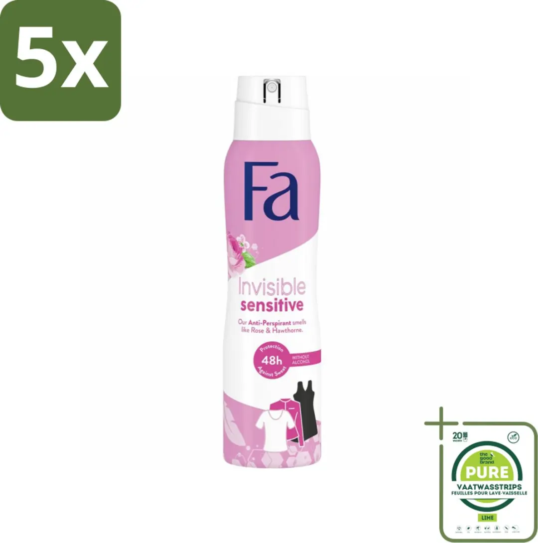 Fa Deodorant Spray Invisible Sensitive 150ml
