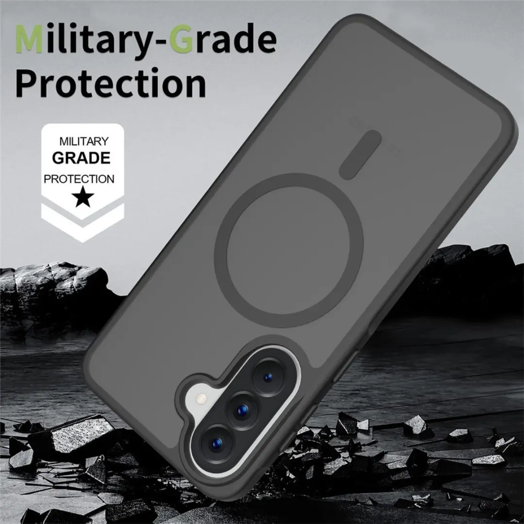 Selected Hoesje Samsung Galaxy A57 Matte - MagSafe/Zwart