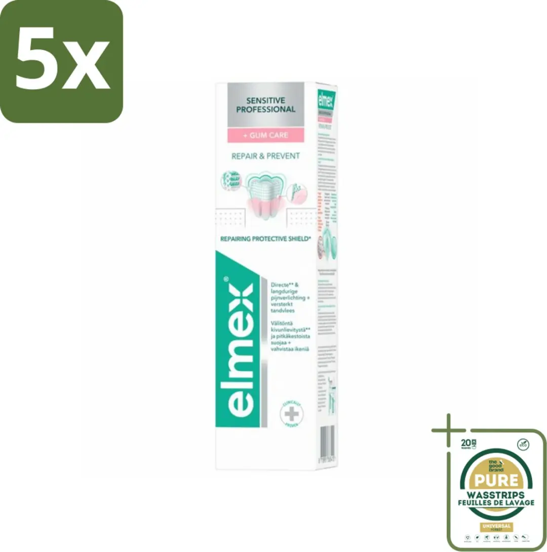 Elmex Sensitive Professional Gum Care Tandpasta 75ml - 20 Stuks