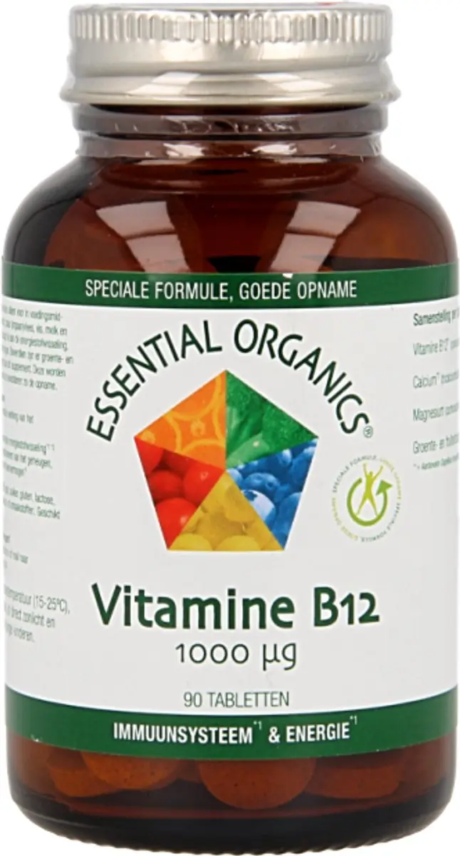 Essential Organics Vitamine B12 1000µg - 90 Tabletten