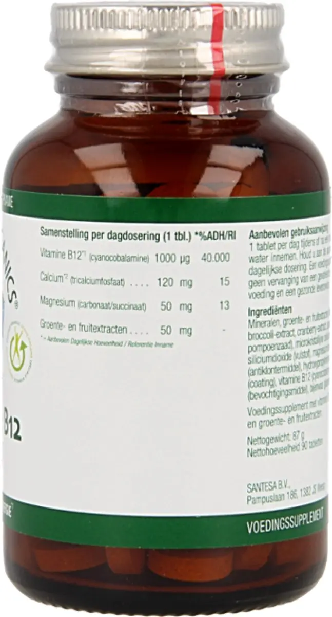 Essential Organics Vitamine B12 1000µg - 90 Tabletten