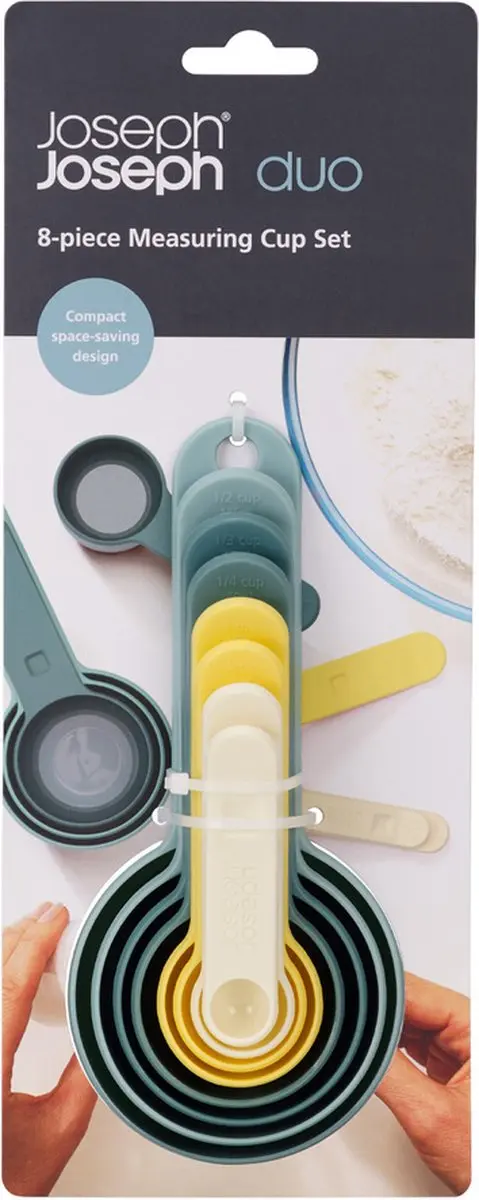 Joseph Joseph Duo Opal Maatlepels Nest Set - 8 Stuks - Multicolor - afbeelding 6 van 6