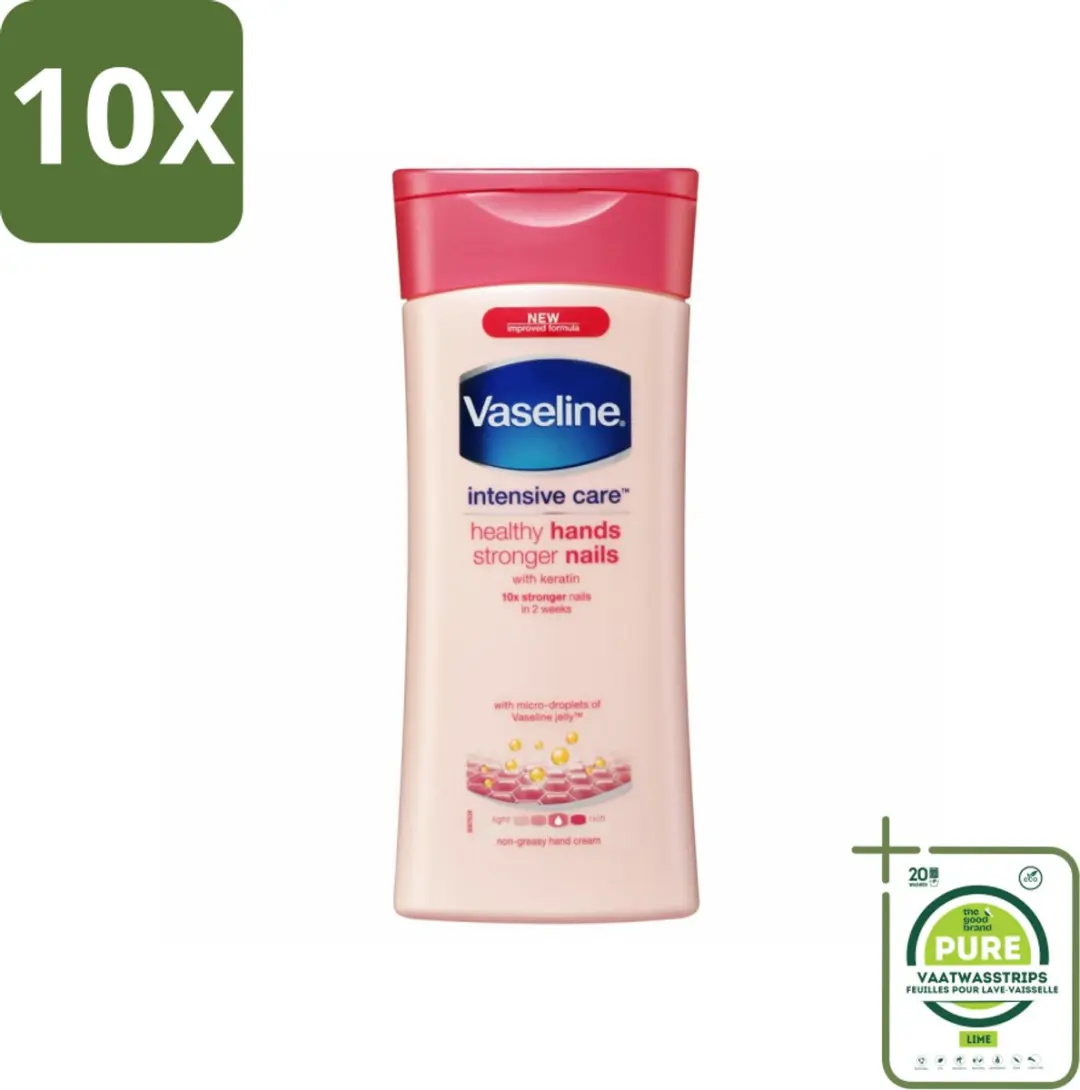 Vaseline Handcreme Healthy Hands & Stronger Nails 200ml