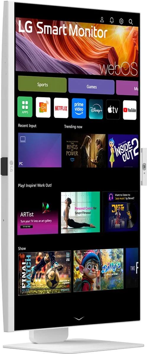 LG 32U850SA-W 4K Smart Monitor - 32 inch - USB-C 90W