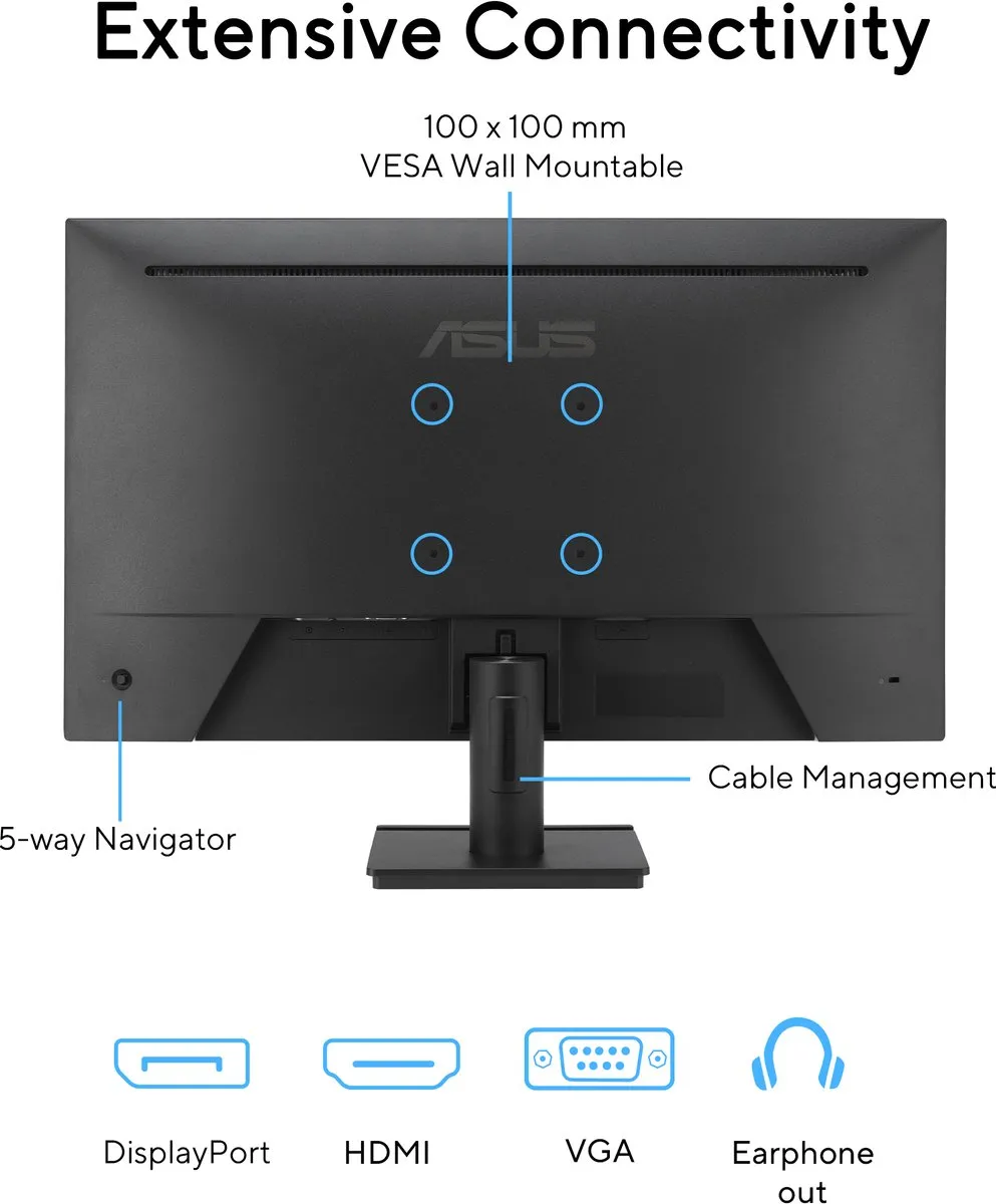 ASUS VA279QG Eye Care Gaming Monitor 27" - FHD IPS 120Hz - afbeelding 6 van 6
