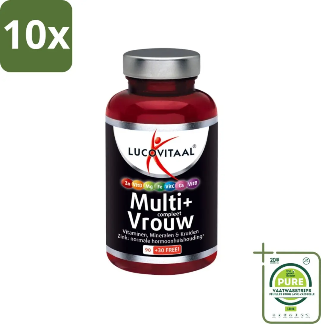 Lucovitaal Multi Compleet Vrouw 1200 Tabletten