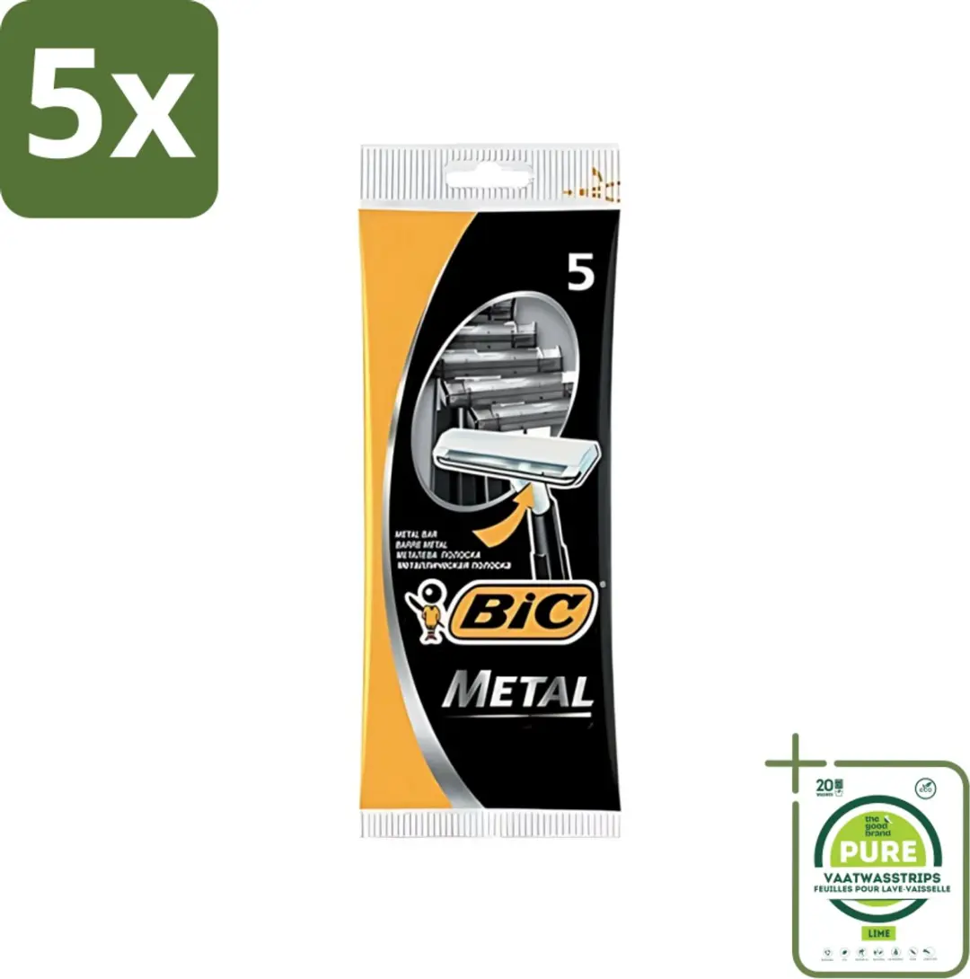 Bic Metaal Wegwerpmesjes 5 Stuks